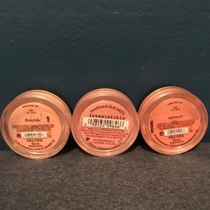 Three full size bare minerals loose blushes